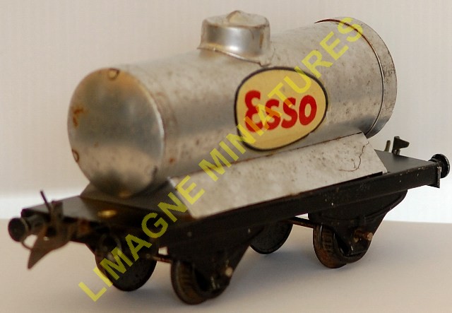 Wagon reservoir ESSO Hornby Meccano + boite d'origine